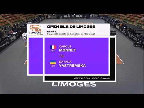 Carole Monnet FRA vs Dayana Yastremska UKR  - HighLights