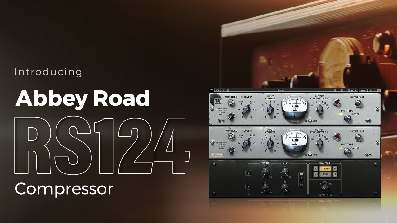 Introducing the Waves Abbey Road RS124 Compressor Plugin - YouTube