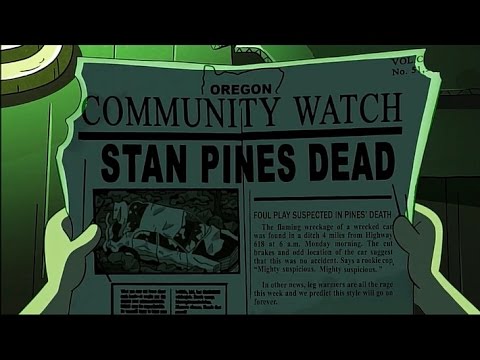 STAN PINES DEAD - Gravity Falls