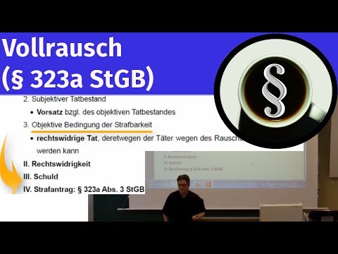 Vollrausch (§ 323a StGB)