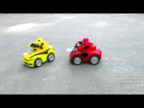 Pack de 2 voitures RC Battle avec 2 télécommandes, de la marque IrDrone - Second Medium