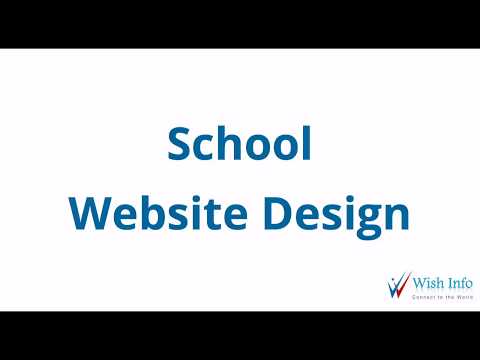 Website design for school