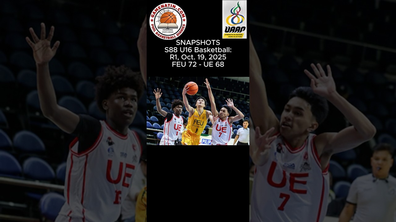 Snapshots: U16 Basketball - FEU 72 - UE 68