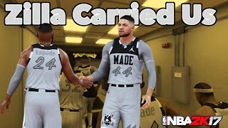 NBA 2K17 Pro AM | Zilla Carried Us Until The 4th Qtr