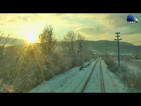 Desiro Cabview/Führerstandsmitfahrt - Rasarit de Iarna/Winter Sunrise in Apuseni Mountains