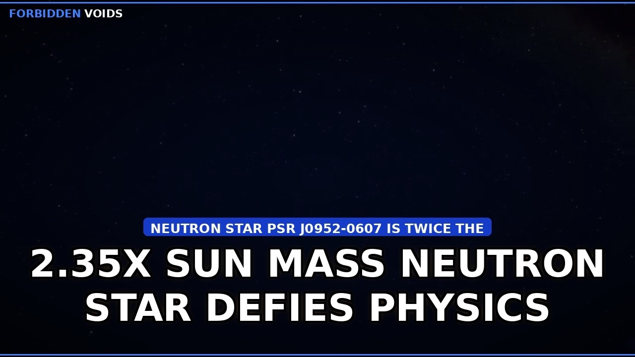 2.35x Sun Mass Neutron Star Defies Physics