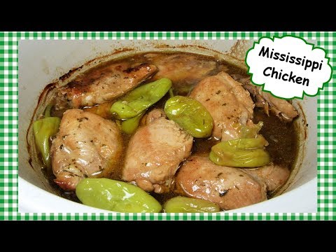 Mississippi Chicken Slow Cooker Recipe ~ Mississippi...