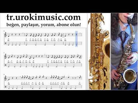 Saksafon dersleri (alto) Camila Cabello - Real Friends Notalar Eğitim um-i723