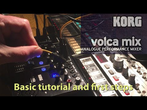 Korg volca mix tutorial basic setup and first steps