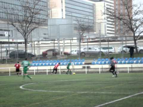 22 minutos de partido. Gran ocasión para Julio, jugador de la AJDC La Mancha