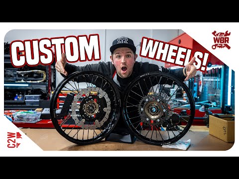 Our CUSTOM WHEELS are IN!! | 2016 CBR 300R Flat Tracker Build - Day 9