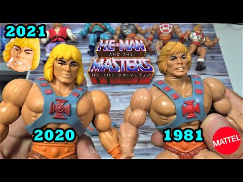 MOTU Origins He-Man & New 2021 retro head sculpt review