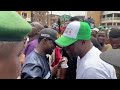 SEE HOW MALAIKA GREETED MC OLUOMO AT TAFA SEGO RALLY FOR ASIWAJU IN LAGOS ISLAND