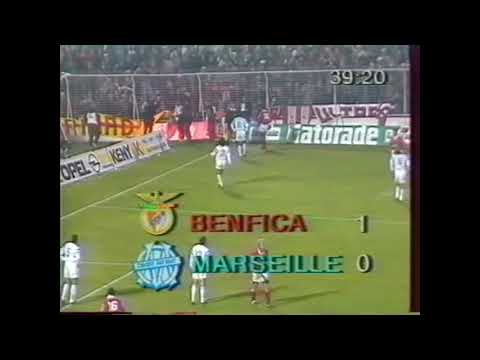 SL Benfica 1-0 Marseille 1989/1990 - Golo de Vata