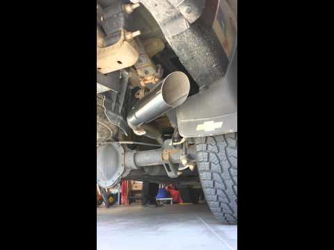 Corsa db catback exhaust Chevy 2500 hd 6.0