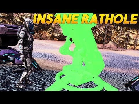 SOLO Claiming The MOST UNRAIDABLE Rathole On ARK
