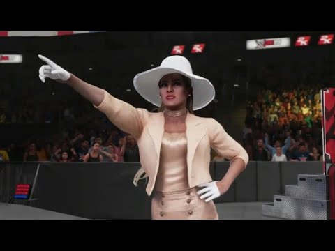 WWE 2K19 - LACEY EVANS MAKES HER ENTRANCE ON RAW
