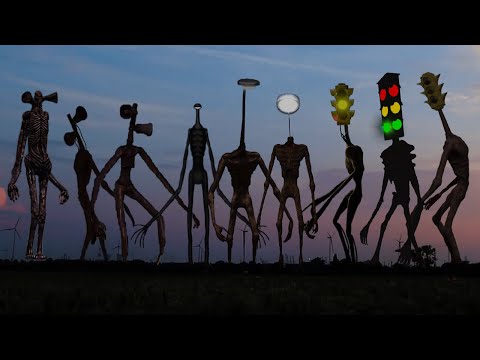 TEAM Siren Head VS TEAM Light Head VS TEAM Traffic Light Head