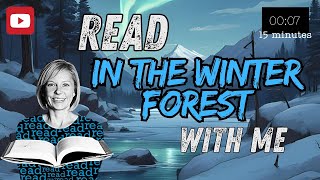 Read in the Winter Forest with the Word Nerd || Cozy Read Aloud Atmosphere for Kids & Teachers