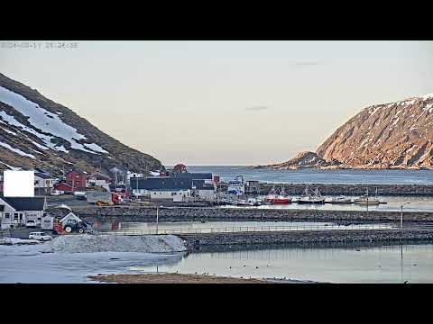 Live webcam from Skarsvåg, North Cape in Norway