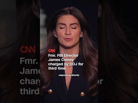Fmr. FBI Director James Comey charged by DOJ for third time