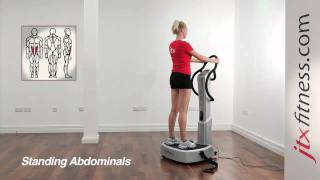 Vibration Plate Exercises - How To Do A Standing Abdominal Workout On A Vibration Plate