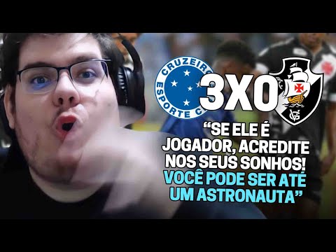 CASIMIRO REAGE: CRUZEIRO 3X0 VASCO PELO BRASILEIRÃO SÉRIE B 2022 | Cortes do Casimito