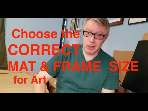 YouTube video about: What size frame for 9x12 print with mat?