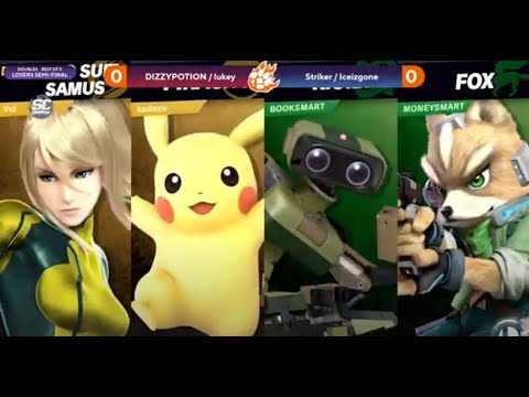 CSS 40 Doubles - LS - Iceizgone & Striker (ZSS/Pika) vs. DIZZYPOTION & lukey (ROB/Palu/Fox) - SSBU