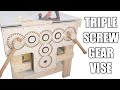DIY Triple Screw Gear Vise - Free Plans!