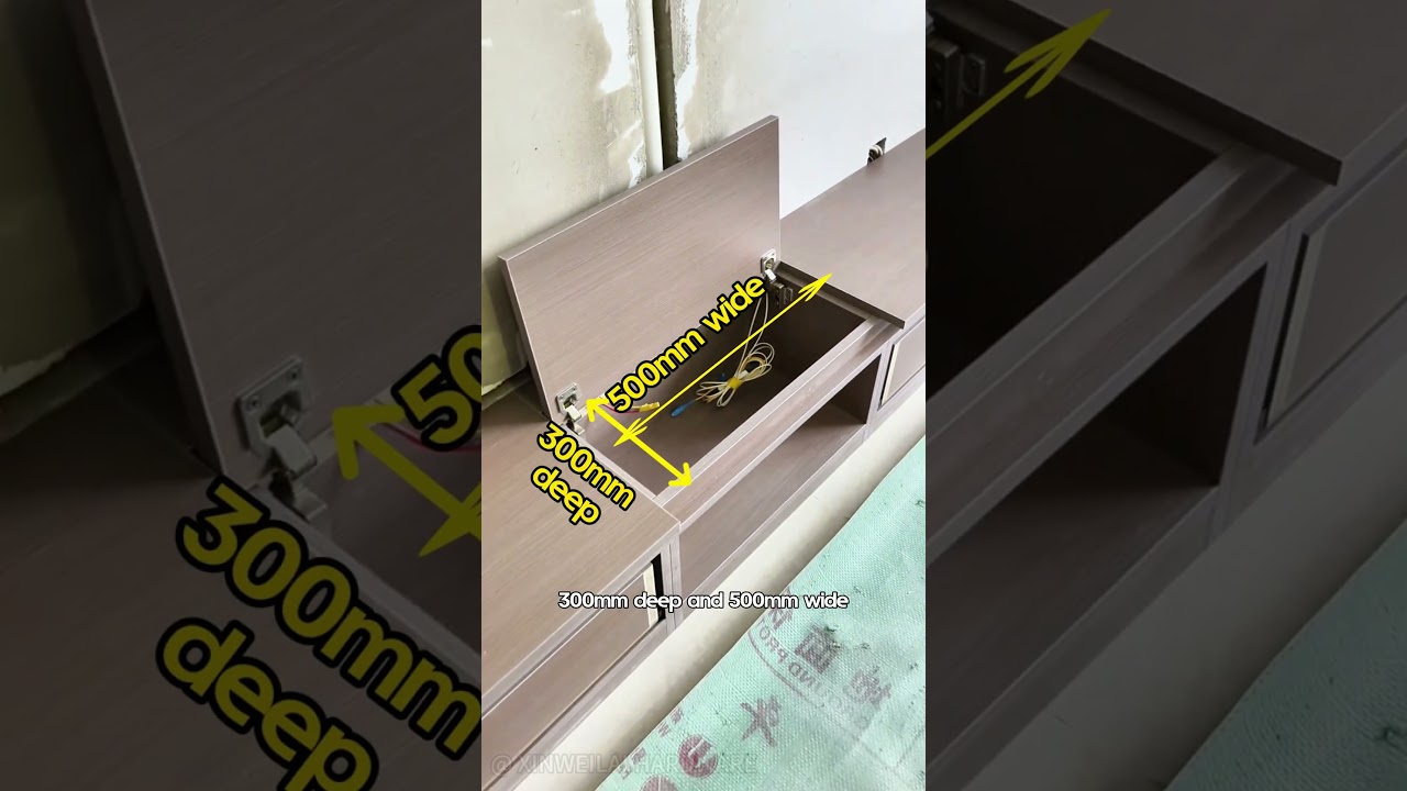 Side-mounted flip door hinge#hinges #hardware #tvcabinet #tvcabinetdesign #cabinetdoors #cabinet