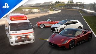 Gran Turismo 7 - Trailer de la mise à jour gratuite d'août 2023 - 4K | PS5, PS VR2, PS4