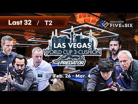[Tabela 2] Las Vegas World Cup 3-Cushion 2023 - Últimos 32