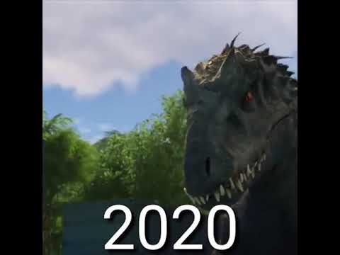 Escape From Alien Dinosaur Indominus Rex 2015 2020 Animal Revolt Battle Simulator #Shorts