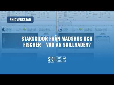 Stakskidor från Madshus och Fischer – vad är skillnaden?