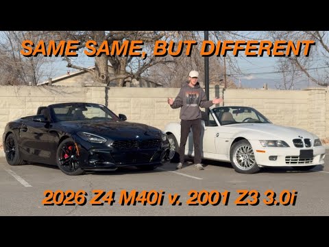 Z3 vs Z4: Driving Two Manual BMW Roadsters, 25 Years Apart