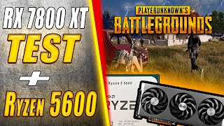 Тест видеокарты от Sapphire Nitro RX 7800 XT + Ryzen 5600 + 32 GB #игра #обзор #pubg #gaming #test
