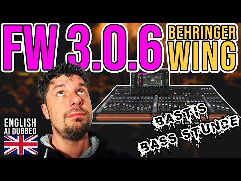 Bastis Bass Stunde (English): Behringer WING FW 3.0.6 #behringer #wing #firmware