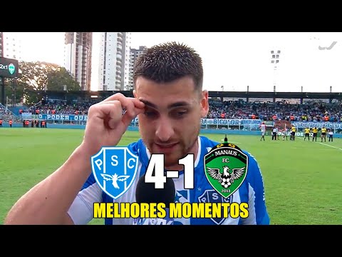 Paysandu 4 x 1 Manaus - Melhores Momentos - COMPLETO - Copa Verde 2024