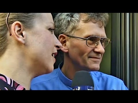 Köln 2005 - Der Papst am Dom Teil 2 - Nathalie Bergdoll und Pastor Franz Meurer