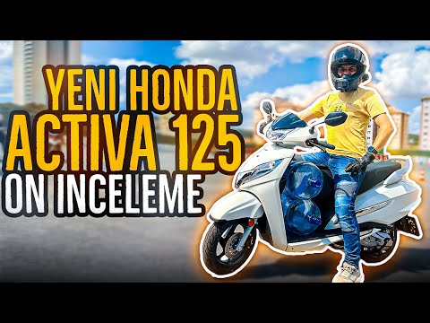 Yeni Honda Activa 125 scooter motosiklet Ön İnceleme