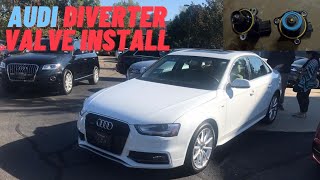 How to: Audi Diverter Valve Install B8 B8.5 P0299 Check Engine