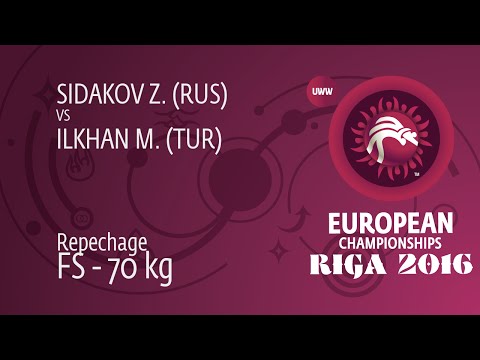 Repechage:  Zaurbek SIDAKOV (RUS) df. Muhammed ILKHAN (TUR) by FALL, 4-2
