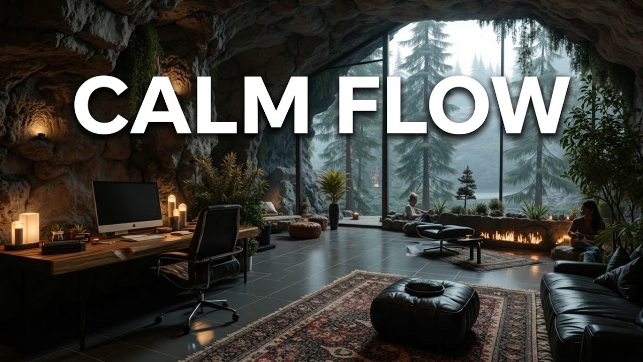 Calm Productivity Vibes | Deep Work Music 2026 - Cozy Cave Setup for Extreme Focus and Flow