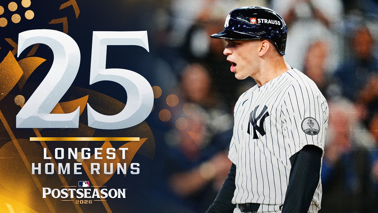 LONGEST home runs of the 2026 Postseason! (Ft. Ben Rice, Kyle Schwarber & MORE!)