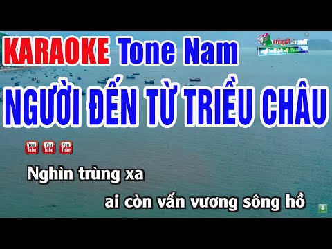 Người Đến Từ Triều Châu Karaoke Tone Nam 2024 | Nhạc Sống Thanh Ngân