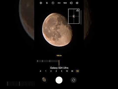 Samsung Galaxy S24 Ultra vs iPhone 15 Pro Max - Moon Camera Test