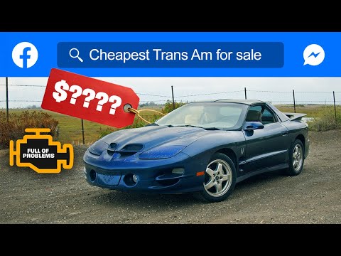 I bought the CHEAPEAST Pontiac Trans Am on FB Marketplace… Here’s how bad it is.