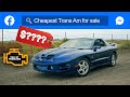 I bought the CHEAPEST Pontiac Trans Am on FB Marketplace… Here’s how bad it is.