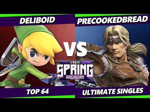 Spring Arcadian - Deliboid (Toon Link) Vs. PreCookedBread (Simon) Smash Ultimate - SSBU